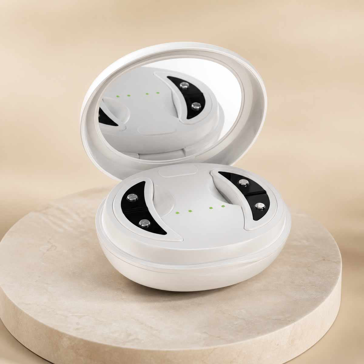 Wireless red light eye device with its travel case