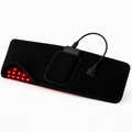 Red light therapy waist belt on a white background